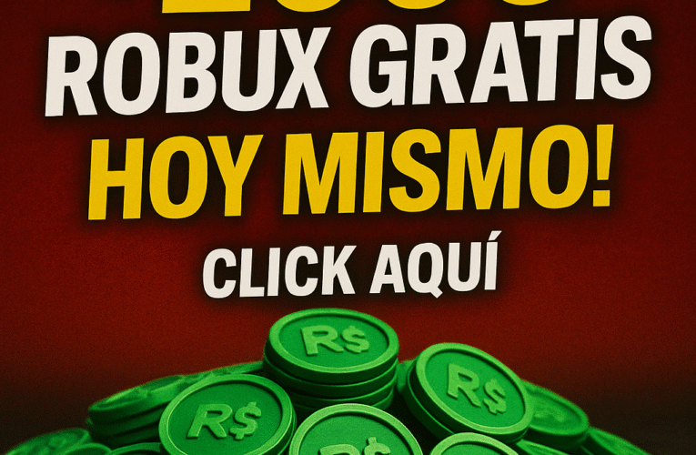 ¡🔥 CONSIGUE +2000 ROBUX GRATIS HOY MISMO! CLICK AQUÍ 🤑