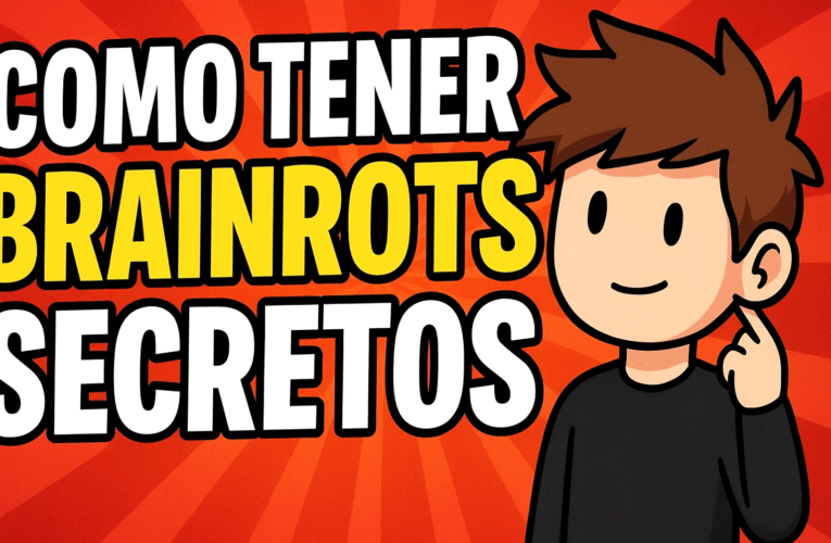 8 Formas legales de Cómo tener Brainrots secretos sin Robux 🎮✨